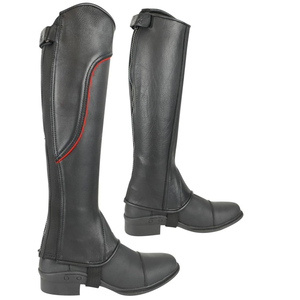 OEM Genuine Leather <b>Half</b> <b>Chaps</b> Custom Cowhide Equestrian Riding Gaiters Heavy Duty Horse Riding <b>Chaps</b> LHC-0015 - Product Image 1