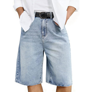 Pantalones Cortos de Algodón 100% para Hombre, Corte Recto, Estilo Casual Urbano, Transpirables, para Uso Diario, Moda de Verano - Product Image 4