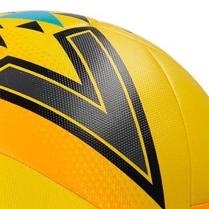 ลูกฟุตบอลหนัง PU เย็บด้วยเครื่องจักร สีเหลืองดำ สำหรับฝึกซ้อมและแข่งขัน ทนทาน เป็นมิตรกับสิ่งแวดล้อม อุปกรณ์กีฬา - Product Image 2
