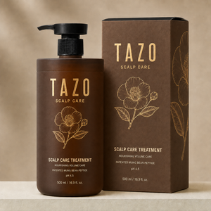 TAZO Scalp Care <b>Shampoo</b> Treatment Hair Care Set Castor Argan Oils Nourishing Volume Care Pump Bottle Liquid pH 4.5 500ml Unisex - Product Image 5