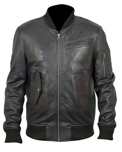 Chaqueta de Cuero Genuino Shia Labeouf con Bandera de Estados Unidos, Chaqueta de Moda Impermeable y Transpirable 100% Fibra de Poliéster, Tallas XS a XXXXL - Product Image 1