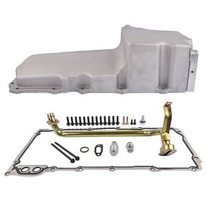 Kit di Conversione Vaschetta Olio in Alluminio a Basso Profilo per Alfa Romeo LS1 LS2 LS3 LS6 5.3 6.0, Nuovi Modelli Motore Satin - Product Image 3