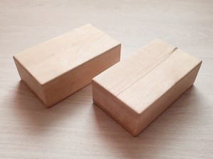 Paires de blocs rectangulaires en bois de noyer poli pour les asanas de yoga et la décoration intérieure, thème sportif, MS HANDICRAFT, provenant de l'Uttar Pradesh - Product Image 3