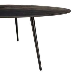 Mesa de Centro Redonda Moderna Everyday Icon con Tapa de Vidrio Templado y Estructura Metálica, Diseño de Mediados de Siglo, Muebles para Sala de Estar - Product Image 5