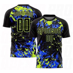 New Design Professional Sublimation Custom Soccer Jersey Wear Soccer Teams <b>T</b>-<b>shirts</b> Customized Design Logo Print Soccer Team - Product Image 5