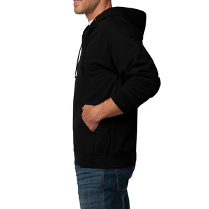 Sweat-shirt à capuche oversize pour homme, fermeture éclair, en polaire douce et chaude - Product Image 5