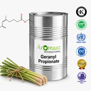 Geranyl Propionate <b>Liquid</b> 99.0%-99.5% Assay Synthetic Flavour & Fragrance Bulk Supplier & Manufacturer | Aromaaz International - Product Image 2