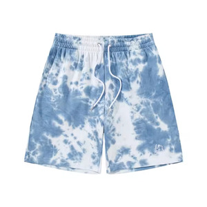 Pantalones Cortos Tie Dye para Hombre, 100% Algodón, Cintura Media, Secado Rápido, Transpirables, Alta Calidad, Hechos en Pakistán, Ideales para Uso en Exteriores - Product Image 1