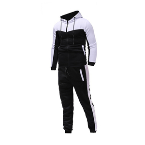 Survêtement camouflage pour homme, manches longues, col montant, fermeture éclair, poches latérales, coupe classique, style sportif automne, 100 % polyester - Product Image 2