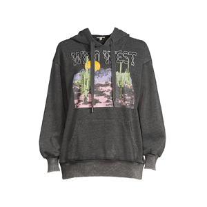 Sudaderas con capucha estampadas para mujer, hechas directamente en fábrica, para la temporada de invierno, diseño personalizado, sudaderas casuales a la moda para mujer de BD - Product Image 1