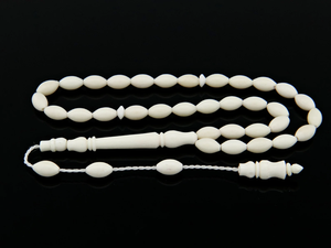 Tasbih de Hueso Tallado Natural, Elegante Regalo Islámico, Rosario - Product Image 5