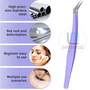 Light Weight Custom Size Eyelash <b>Extensions</b> Tweezers Hot Sale <b>Cheap</b> Price Eyelash <b>Extensions</b> Tweezers - Product Image 5
