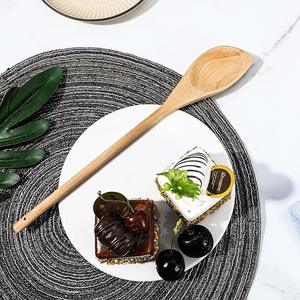 ช้อนชาไม้ทำมือ ผิวเรียบเนียน ช้อนตักน้ำตาลกาแฟ อุปกรณ์ครัวที่ยั่งยืน - Product Image 5