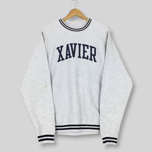 เสื้อสเวตเชิ้ตมหาวิทยาลัยแบบกำหนดเองสำหรับผู้หญิง สไตล์วินเทจ พิมพ์ลายตัวอักษรแบบนักศึกษา ผ้าหนา แต่งขอบยางยืดลายทางสไตล์เรโทร เสื้อวาร์ซิตี้แบบมีปก สำหรับฤดูหนาวและฤดูใบไม้ร่วง - Product Image 3