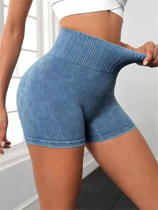 Shorts de Yoga Personalizados para Mujer, Transpirables, de Cintura Alta, para Entrenamiento, Fitness, Yoga, Levanta Glúteos, para Gimnasio y Running - Product Image 3