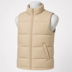 Chaleco Acolchado Casual de Invierno para Hombre ASHAZ IMPEX, Impermeable, sin Mangas, con Logotipo Personalizado, Transpirable, Cálido y Ligero, de Lona - Product Image 3