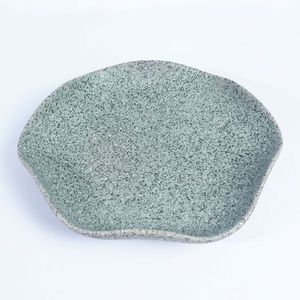 Plato Pequeño de Cerámica con Forma de Loto y Diseño Japandi, No Tóxico, para Sushi, Postres, Restaurantes, Hoteles, Cafeterías, Vajilla HORECA - Product Image 2