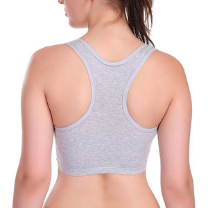 Soutien-gorge de sport léger à séchage rapide pour femme, design à bretelles, logo personnalisé, extensible, pour yoga, course à pied, fitness, couleur unie, grandes tailles - Product Image 6