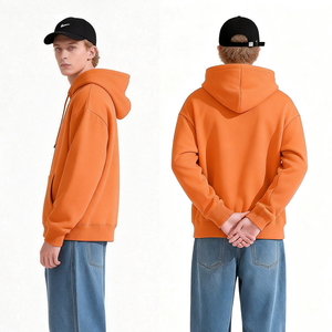 Felpa con Cappuccio in Cotone Liscio Unisex, Felpa in Pile Personalizzabile con Logo, Leggera e Comoda per Ragazzi - Product Image 2