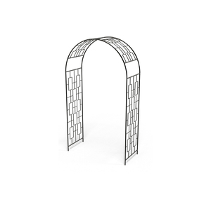 Arche de jardin en fer forgé sur mesure avec structure courbée artistique et finition haut de gamme - Product Image 5