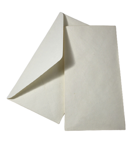 Papel muy suave color crema con pegamento de cinta adhesiva, papel reciclado, sobres de papel de algodón hechos a mano. - Product Image 1
