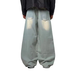 Nouvelle Arrivée - Pantalons en Jean pour Hommes avec Logo Personnalisé, Taille Moyenne, Vente Directe Usine, OEM Sapparels, Pantalons en Jean Personnalisés pour Hommes - Product Image 3