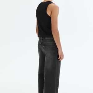 Sous-vêtements décontractés pour hommes en coton écologique à col rond, anti-humidité, côtelés et légers - Product Image 1