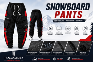 Pantalones de Snowboard Ligeros Personalizados para Hombre, Transpirables, Impermeables, Resistentes al Viento, Aislantes, con Bolsillos Tipo Cargo, Estampado por Transferencia de Calor, para Exteriores - Product Image 5