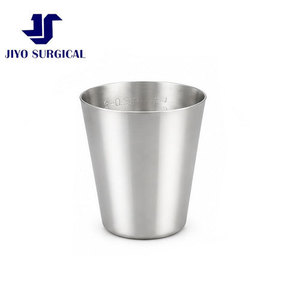 High Quality Stainless Steel Medicine <b>Measuring</b> Glass 90 × 90 mm Reusable Medical Dosage <b>Cup</b> with Engraved Internal Graduation - Product Image 2