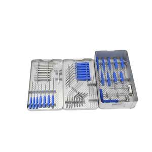 Kit d'instruments chirurgicaux orthopédiques en acier inoxydable pour implants cervicaux et lombaires, ensembles de colonne vertébrale lombaire à vendre - Product Image 3