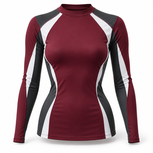 Maillots de surf pour femmes personnalisés en gros – Maillot de surf ajusté pour femmes avec impression par sublimation personnalisée pour le surf et le fitness - Product Image 3