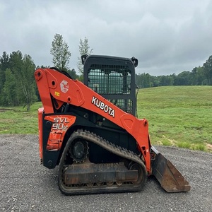 Kubota SVL90-2 Compact Track Loader <b>Mini</b> Crawler Skid Steer Diesel Engine Yellow Color Gearbox Motor 9 Ton Rated Load - Product Image 3