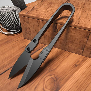 Tailor <b>Scissor</b> 1pc <b>Sewing</b> <b>Scissors</b> Stainless Steel U shaped Spring <b>Scissors</b> Portable Mini Embroidery Clipper High Quality - Product Image 3