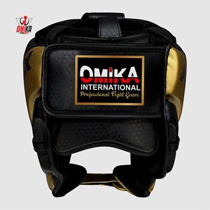 Best Protection Performance Customized Color Size Comfortable MMA Leather Kick Boxing <b>Training</b> <b>Head</b> Guard for Men Breathable - Product Image 3