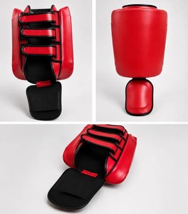 Dawnforce – Protège-tibias professionnels en cuir microfibre durable avec logo personnalisé pour la boxe, le MMA et l'entraînement de fitness - Product Image 3