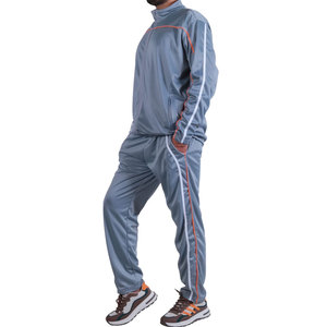 Ensemble de survêtement pour homme, streetwear d'hiver, à capuche, pour la course à pied, la gym, les sports, respirant, 100% coton, deux pièces, vêtements de sport - Product Image 4