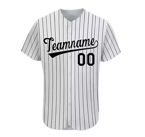 Custom Travel Baseball Jersey Tournament Team Uniform Breathable Polyester Sublimation Custom Logo Private <b>Label</b> OEM Wholesale - Product Image 2
