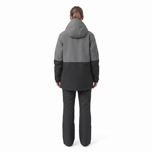 Traje de esquí para mujer, chaqueta con capucha cálida, impermeable y resistente al viento, ropa deportiva de invierno para exteriores - Product Image 2