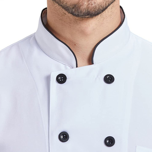 Uniformes Personalizados con Logotipo para Personal de Hotel, Uniformes de Chef de Manga Larga y Corta para Hombres y Mujeres, Uniforme de Camarero de Lona para Restaurante, 65% Restaurante Bar - Product Image 6