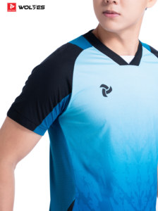 Conjunto de Camiseta de Fútbol WOLVES JP, Cuello Redondo, Secado Rápido, Transpirable, Colores Personalizados, Impresión por Transferencia de Calor, Unisex - Product Image 2