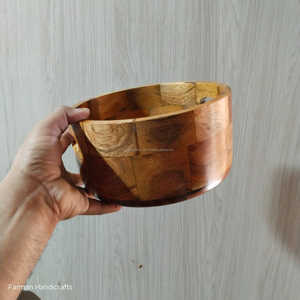 Frutero de Madera de Acacia Maciza Pulida de Primera Calidad, Decoración Rústica para Cocina y Comedor, Duradero y Ecológico para Fiestas - Product Image 5