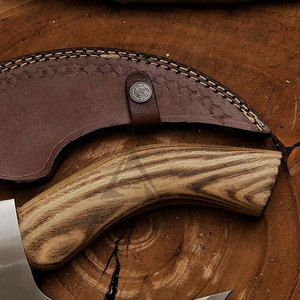 Low MOQ Best Selling Durable Pizza Cutting <b>Axe</b> with Wood <b>Handle</b> and Stainless Steel Blade-Private Label Option - Product Image 6