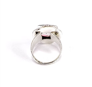 Handmade Cushion Cut Smoky Quartz <b>Statement</b> <b>Ring</b> Oxidized Silver Jewelry Accessories for Everyday Wear - Product Image 4