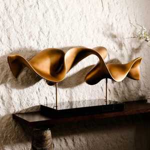 L 122 x B 30 x H 51 cm Abstract Sculpture Irregular Shape Handmade Artistic Tabletop Decor for Living Room Single-piece Package - Product Image 4