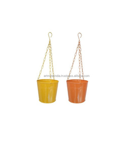 GALVANIZED PLANTERS METAL <b>PLANERS</b> FOR HOME AND GARDEN DECORATION PLANTERS IN NEW STYLE GALVANIZED POT IN WHOLESALE PRICE - Product Image 1