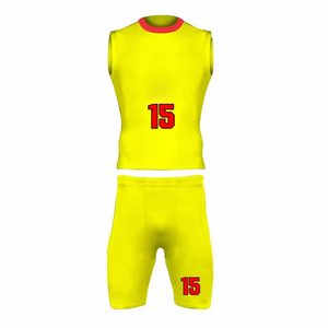Dernier design, prix compétitif, uniforme de football américain 7 sur 7, service OEM, vente en gros, personnalisé, unisexe, respirant, imprimé pour équipe - Product Image 4