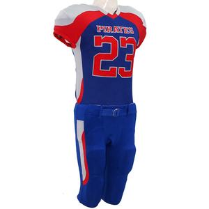 Uniforme de Fútbol Americano para Hombre de Poliéster Sublimado de Alta Calidad, Personalizado, al por Mayor, MOQ Bajo, Transpirable, Talla Grande - Product Image 2