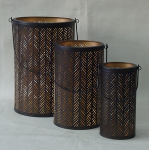 Iron Star Cutout <b>Lanterns</b> with Handle for Home Decoration Christmas <b>Candle</b> Holders - Product Image 6