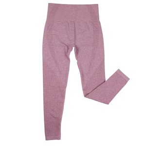 Leggings pour femmes personnalisés, solides, de haute qualité, respirants, en spandex/nylon |   Pantalon de yoga et de fitness à taille élastique et longueur intégrale - Product Image 6