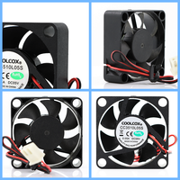 CoolCox 35x35x10mm ventilateur de refroidissement axial cc 5V 12V 24V 3510 Dc sans brosse pour boîtier PC humidificateur purificateur d'air navigateur ODM AC